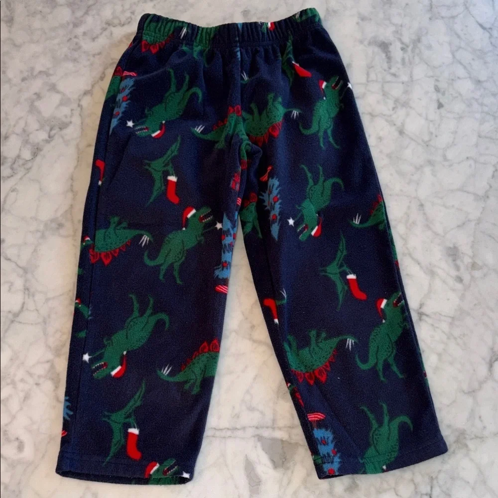 Carter's Kids Pajama Dinosaur Festive & Batman Bottoms Bundle  5/6Y